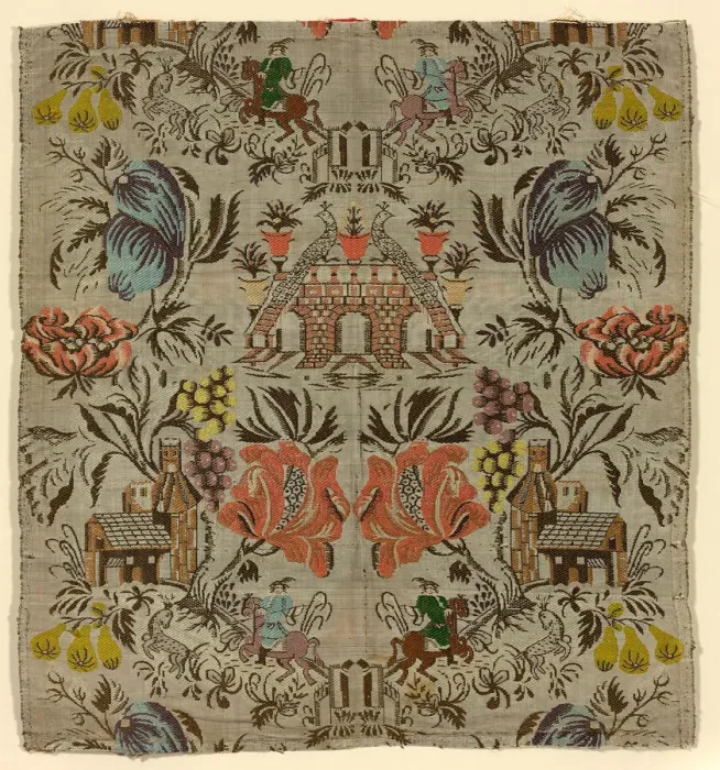 Framed Print : Fragment, France, c. 1740. Creator: Unknown Framed Print : Fragment, France, c. 1740. Creator: Unknown