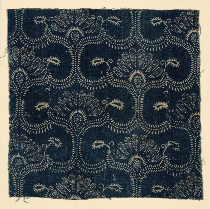Framed Print : Fragment, France, c. 1790. Creator: Produced by Manufacture Blanc Framed Print : Fragment, France, c. 1790. Creator: Produced by Manufacture Blanc