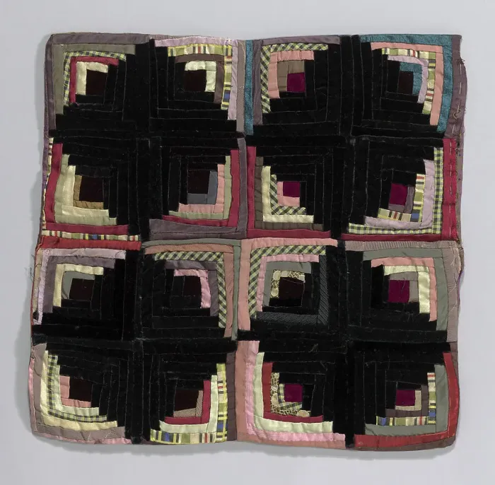 Framed Print : Fragment (from a Bedcover), United States, 1875 / 1900. Creator: Unknown Framed Print : Fragment (from a Bedcover), United States, 1875 / 1900. Creator: Unknown