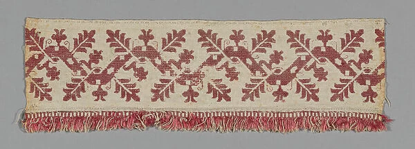 Fragment (From a Border), Italy, 17th century. Creator: Unknown