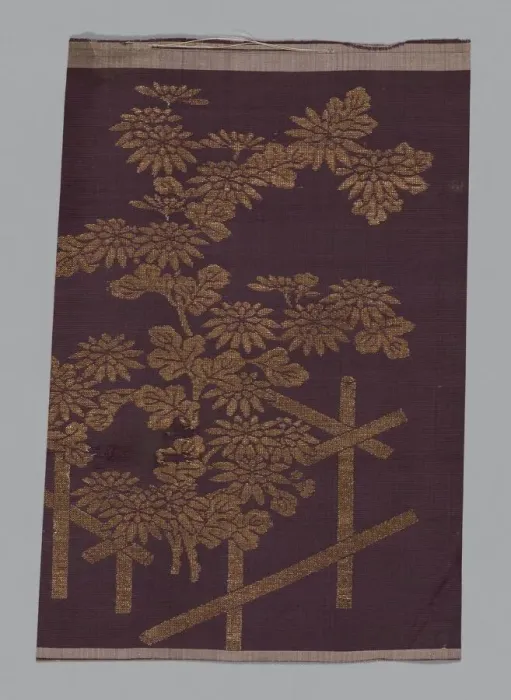 Framed Print : Fragment (From a Choken of Noh Costume), Japan, Edo period (1615-1868), 1775 / 1825. Creator: Unknown Framed Print : Fragment (From a Choken of Noh Costume), Japan, Edo period (1615-1868), 1775 / 1825. Creator: Unknown