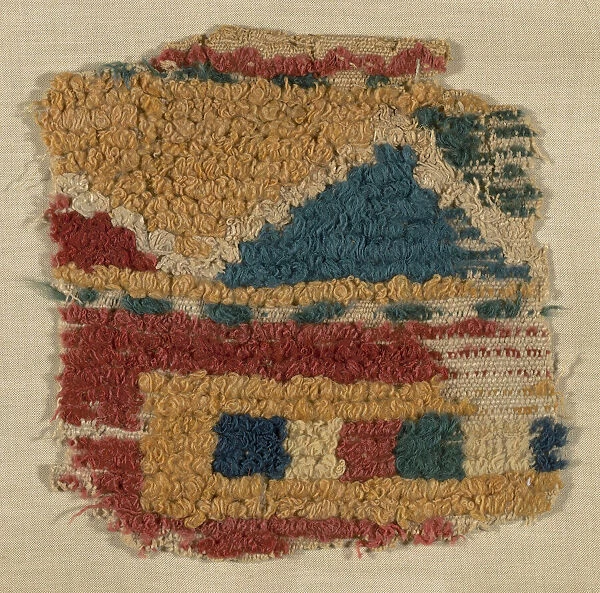 Fragment (from a Large Hanging), Egypt, Roman period (30 B. C. - 641 A. D. ), 5th  /  6th century