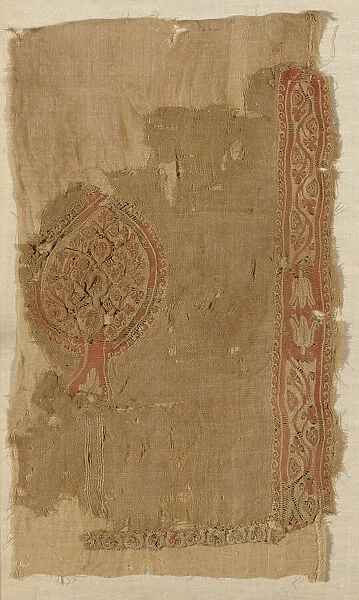Fragment (from a Tunic), Egypt, Roman period (30 B. C. - 641 A. D. ), 5th  /  6th century