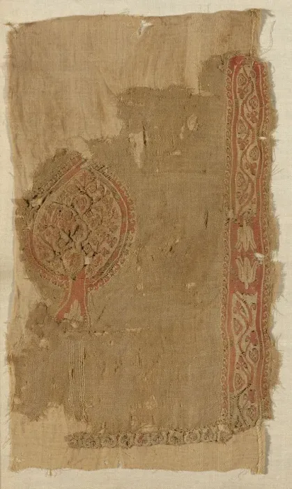 Framed Print : Fragment (from a Tunic), Egypt, Roman period (30 B. C. - 641 A. D. ), 5th  /  6th century