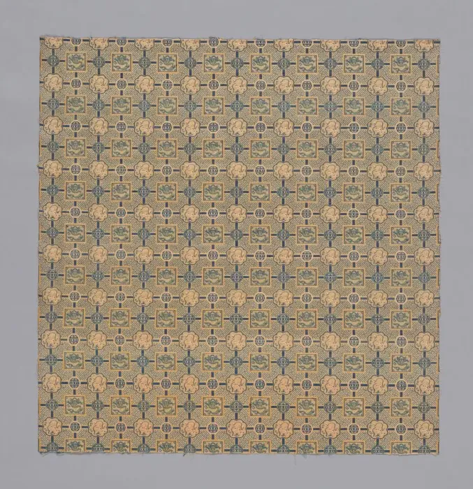 Framed Print : Fragment (Furnishing Fabric), China, Qing dynasty (1644-1911), 1850 / 1900 Framed Print : Fragment (Furnishing Fabric), China, Qing dynasty (1644-1911), 1850 / 1900