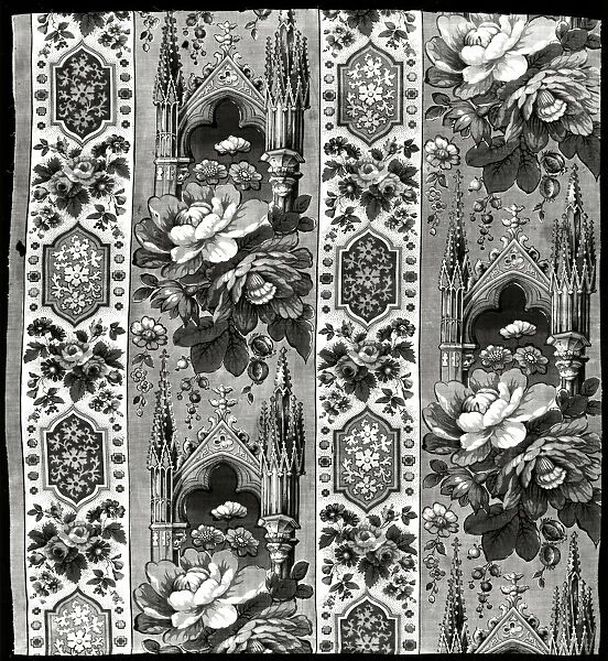 Fragment (Furnishing Fabric), England, 1830  /  40. Creator: Unknown
