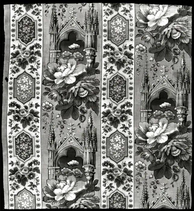 Framed Print : Fragment (Furnishing Fabric), England, 1830 / 40. Creator: Unknown Framed Print : Fragment (Furnishing Fabric), England, 1830 / 40. Creator: Unknown