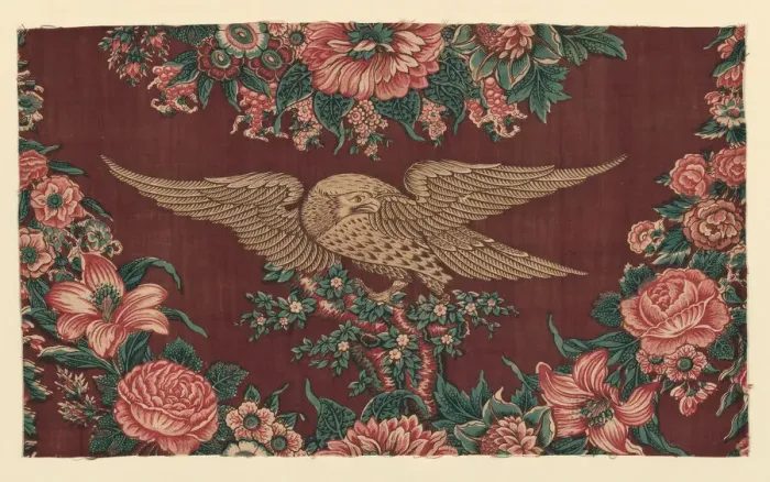 Framed Print : Fragment (Furnishing Fabric), England, 1830 / 40. Creator: Unknown Framed Print : Fragment (Furnishing Fabric), England, 1830 / 40. Creator: Unknown