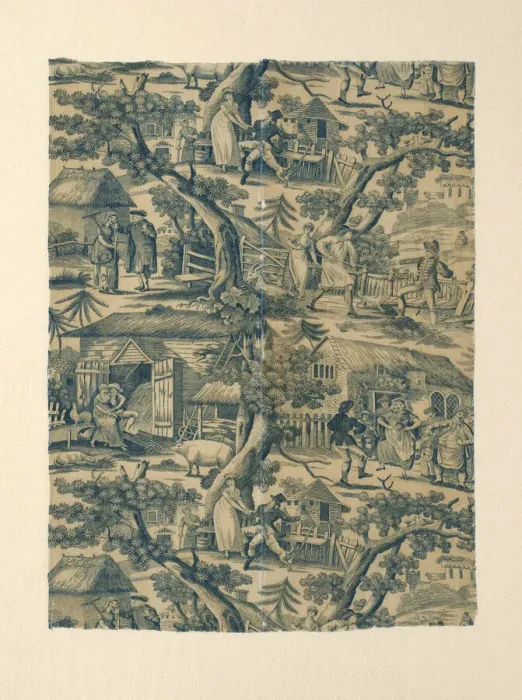 Framed Print : Fragment (Furnishing Fabric), Manchester, c. 1820. Creator: Unknown Framed Print : Fragment (Furnishing Fabric), Manchester, c. 1820. Creator: Unknown