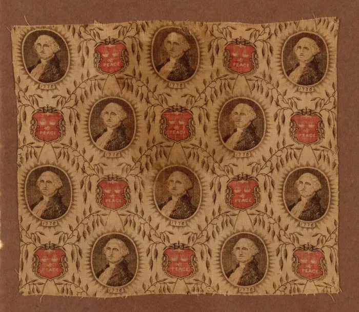 Framed Print : Fragment (Furnishing Fabric), Massachusetts, c. 1876. Creator: American Print Works Framed Print : Fragment (Furnishing Fabric), Massachusetts, c. 1876. Creator: American Print Works