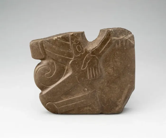 Framed Print : Fragment of a Hacha, c. A. D. 800. Creator: Unknown Framed Print : Fragment of a Hacha, c. A. D. 800. Creator: Unknown