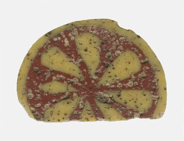 Fragment of an Inlay Depicting a Rosette, 1st century BCE-1st century CE