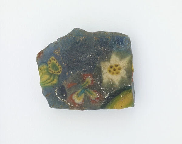 Fragment of an inlay with floral design, Ptolemaic Dynasty to Roman Period, 305 BCE-14 CE