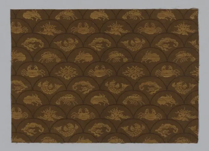 Framed Print : Fragment, Japan, Edo period (1615-1868), 1675 / 1725. Creator: Unknown Framed Print : Fragment, Japan, Edo period (1615-1868), 1675 / 1725. Creator: Unknown