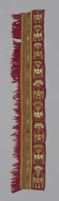 Framed Print : Fragment (Loincloth), Peru, A. D. 1250 / 1470. Creator: Unknown Framed Print : Fragment (Loincloth), Peru, A. D. 1250 / 1470. Creator: Unknown