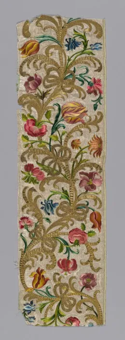 Framed Print : Fragment (Needlework), Europe, 1750 / 1800. Creator: Unknown Framed Print : Fragment (Needlework), Europe, 1750 / 1800. Creator: Unknown
