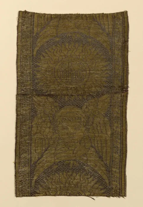Framed Print : Fragment from an Orphrey Band, Italy, 15th / 16 century. Creator: Unknown Framed Print : Fragment from an Orphrey Band, Italy, 15th / 16 century. Creator: Unknown