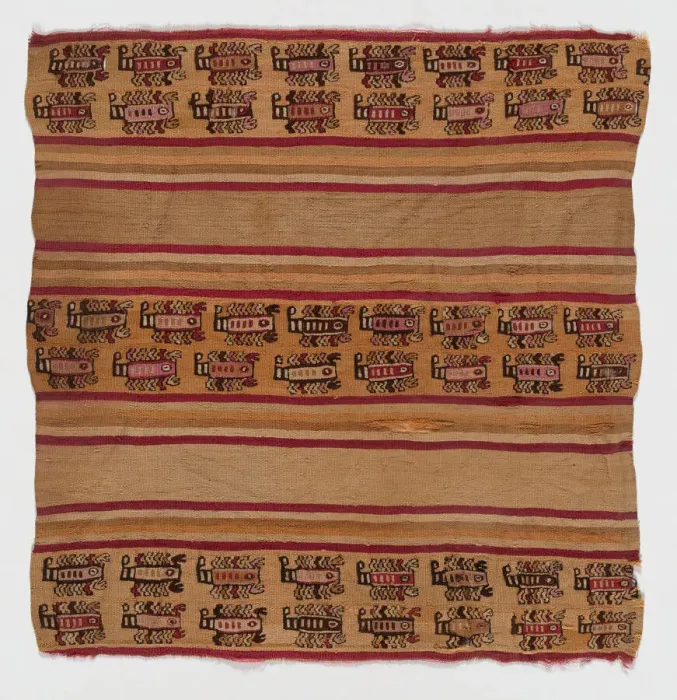 Framed Print : Fragment, Peru, 1000 / 1476. Creator: Unknown Framed Print : Fragment, Peru, 1000 / 1476. Creator: Unknown