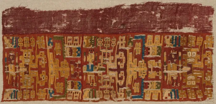 Framed Print : Fragment, Peru, 200 B. C. / A. D. 600. Creator: Unknown Framed Print : Fragment, Peru, 200 B. C. / A. D. 600. Creator: Unknown