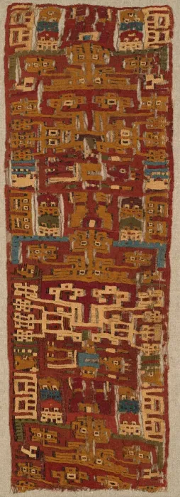 Framed Print : Fragment, Peru, 200 B. C. / A. D. 600. Creator: Unknown Framed Print : Fragment, Peru, 200 B. C. / A. D. 600. Creator: Unknown