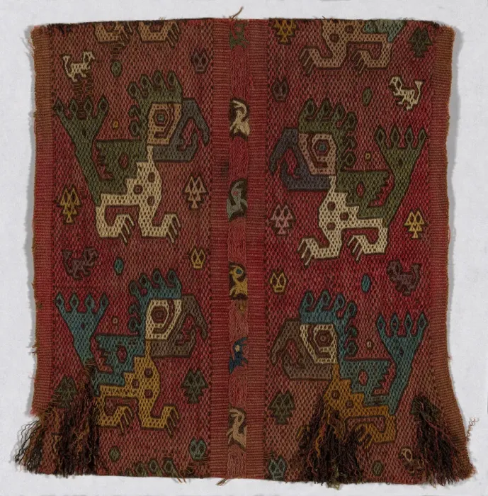 Framed Print : Fragment, Peru, 750 / 1100. Creator: Unknown Framed Print : Fragment, Peru, 750 / 1100. Creator: Unknown