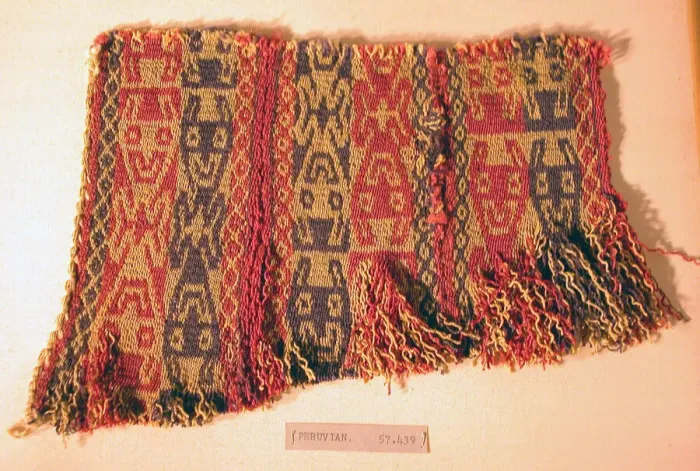 Framed Print : Fragment, Peru, A. D. 1000 / 1476. Creator: Unknown Framed Print : Fragment, Peru, A. D. 1000 / 1476. Creator: Unknown