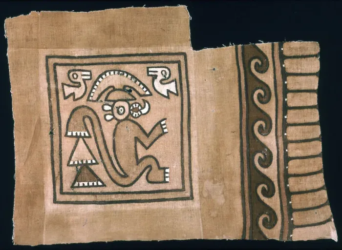 Framed Print : Fragment, Peru, A. D. 1000 / 1476. Creator: Unknown Framed Print : Fragment, Peru, A. D. 1000 / 1476. Creator: Unknown