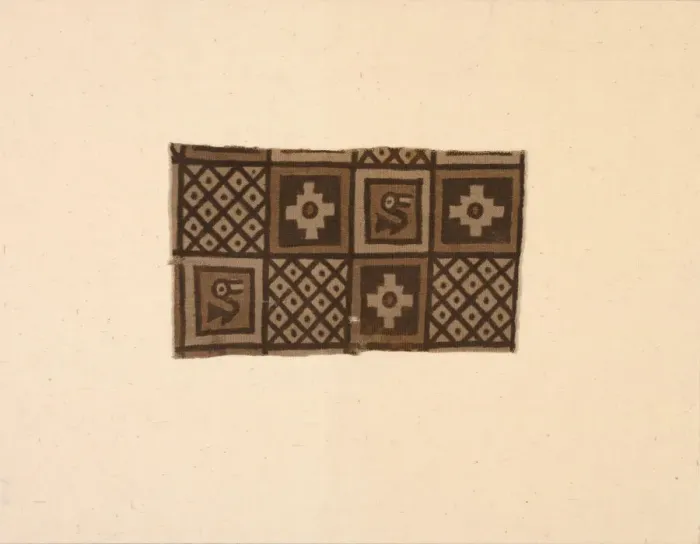 Framed Print : Fragment, Peru, A. D. 1000 / 1476. Creator: Unknown Framed Print : Fragment, Peru, A. D. 1000 / 1476. Creator: Unknown