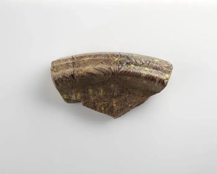 Framed Print : Fragment of a plate with a heavy moulded rim, 1st century. Creator: Unknown Framed Print : Fragment of a plate with a heavy moulded rim, 1st century. Creator: Unknown