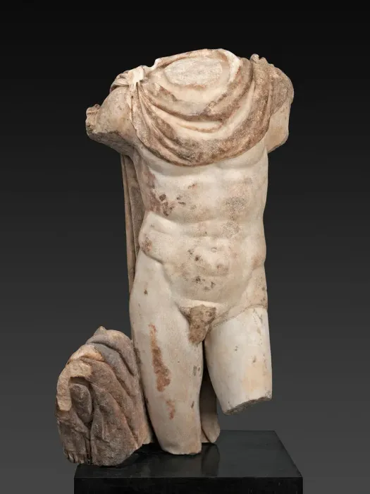 Framed Print : Fragment of a Portrait Statue of a Man, 2nd century. Creator: Unknown Framed Print : Fragment of a Portrait Statue of a Man, 2nd century. Creator: Unknown