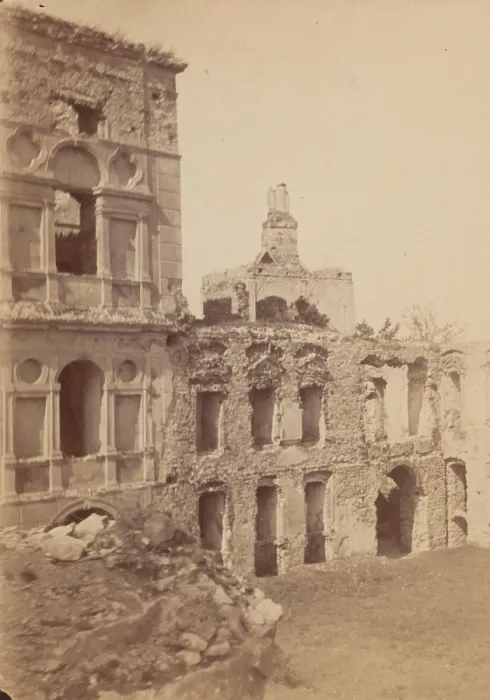 Framed Print : Fragment of ruins Krzyztopor Castle, Ujazd, around 1890. Creator: Unknown Framed Print : Fragment of ruins Krzyztopor Castle, Ujazd, around 1890. Creator: Unknown