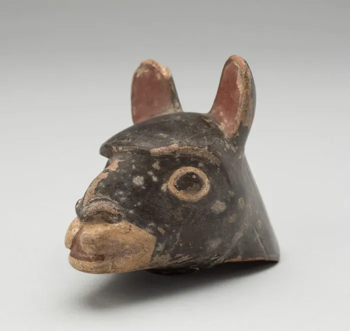Framed Print : Fragment of a Sculpture in the Form of an Animal, A. D. 600 / 1000. Creator: Unknown Framed Print : Fragment of a Sculpture in the Form of an Animal, A. D. 600 / 1000. Creator: Unknown