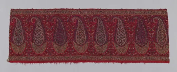 Framed Print : Fragment (Shawl Border), India, 1800 / 25. Creator: Unknown Framed Print : Fragment (Shawl Border), India, 1800 / 25. Creator: Unknown