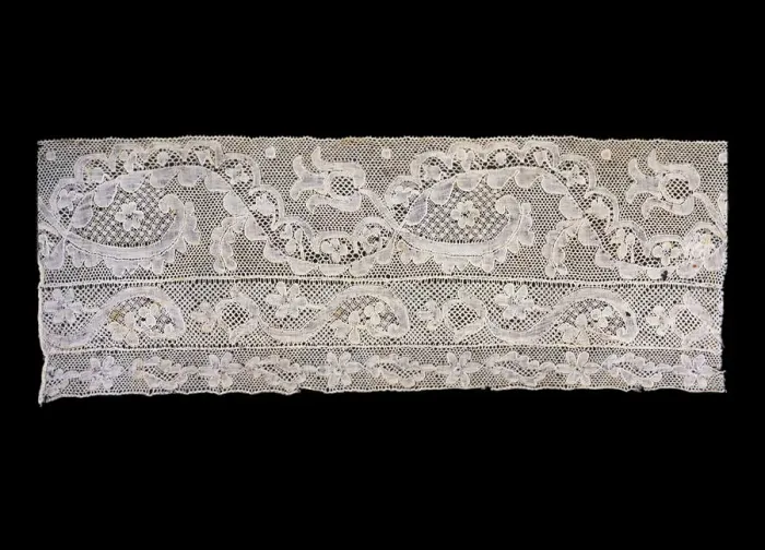 Framed Print : Fragment (Three Joined Strips), Flanders, 1750 / 75. Creator: Unknown Framed Print : Fragment (Three Joined Strips), Flanders, 1750 / 75. Creator: Unknown