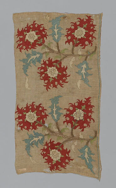 Fragment (Towel), Turkey, 17th century. Creator: Unknown
