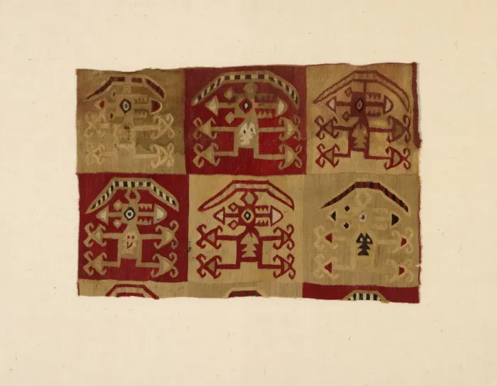 Framed Print : Fragment (Tunic), Peru, A. D. 1476 / 1532. Creator: Unknown Framed Print : Fragment (Tunic), Peru, A. D. 1476 / 1532. Creator: Unknown