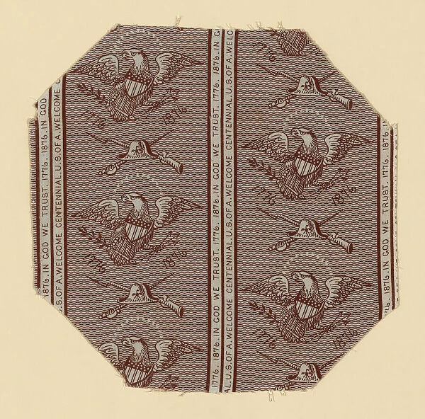 Fragment, United States, 19th century. Creator: Unknown