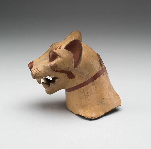 Fragment of a Vessel in the Form of a Puma, 100 B.C.  /  A.D. 500. Creator: Unknown