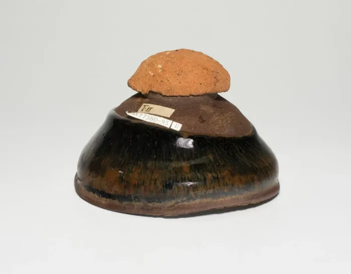 Framed Print : Fragmentary Bowl, with clay firing cushion, Song dynasty (960-1279), 12th / 13th century Framed Print : Fragmentary Bowl, with clay firing cushion, Song dynasty (960-1279), 12th / 13th century