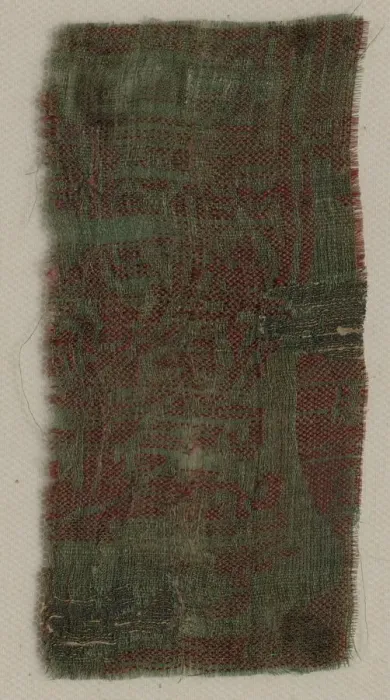 Framed Print : Three Fragments of Italian Gothic Silk, 1300s. Creator: Unknown Framed Print : Three Fragments of Italian Gothic Silk, 1300s. Creator: Unknown