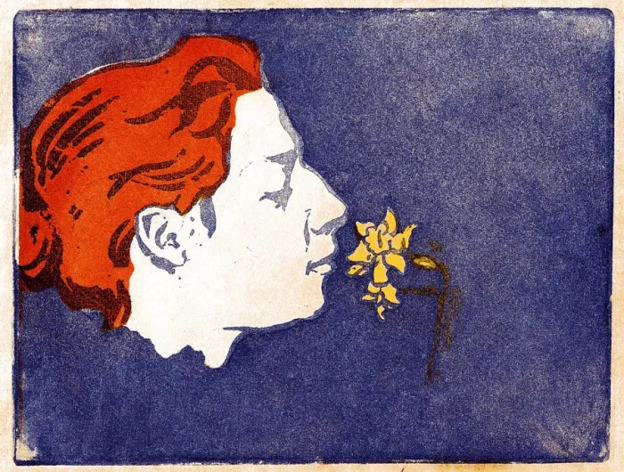 Framed Print : The Fragrance, 1894-1895. Artist: Yakunchikova, Maria Vasilyevna (1870-1902) Framed Print : The Fragrance, 1894-1895. Artist: Yakunchikova, Maria Vasilyevna (1870-1902)