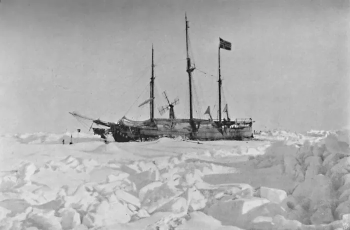 Framed Print : The Fram in the Ice. 1895, (1897) Framed Print : The Fram in the Ice. 1895, (1897)