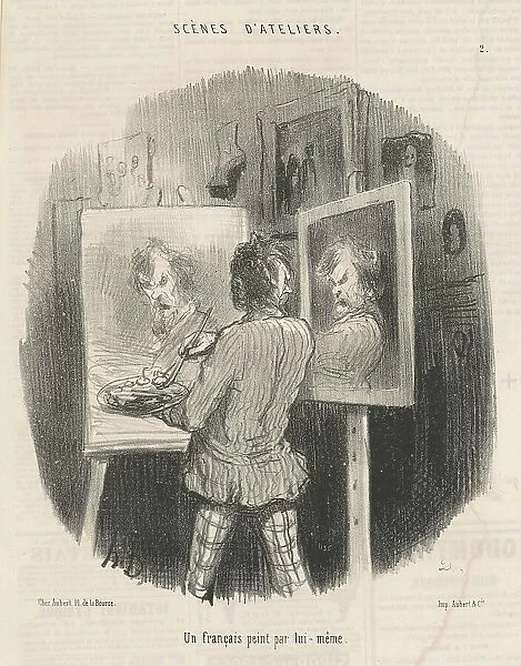 Un français peint par lui-même, 19th century. Creator: Honore Daumier