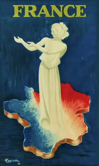 Framed Print : France, 1937. Creator: Cappiello, Leonetto (1875-1942) Framed Print : France, 1937. Creator: Cappiello, Leonetto (1875-1942)