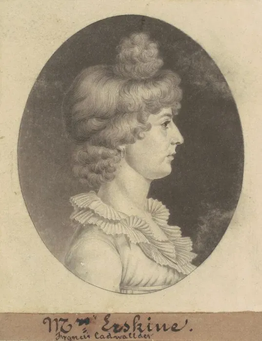 Framed Print : Frances Cadwalader Erskine, 1809. Creator: Charles Balthazar Julien Fé Framed Print : Frances Cadwalader Erskine, 1809. Creator: Charles Balthazar Julien Fé