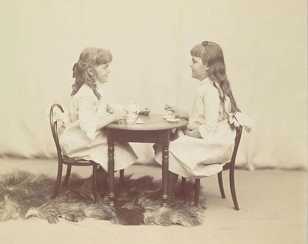 Frances and Ethel de Forest, daughters of Robert de Forest, ca. 1890