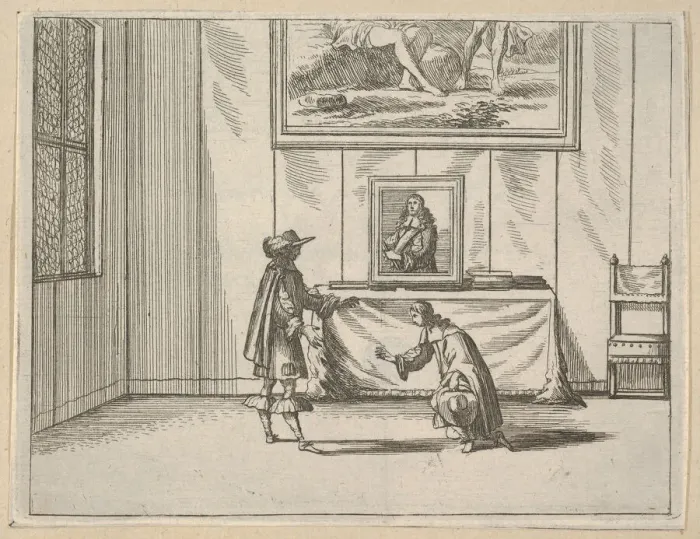 Framed Print : Francesco I d Este is Generous in Pardoning the Offenders Framed Print : Francesco I d Este is Generous in Pardoning the Offenders