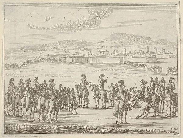 Francesco I d Este Liberates the City of Turin and Leaves it in the Hands of the Duke of