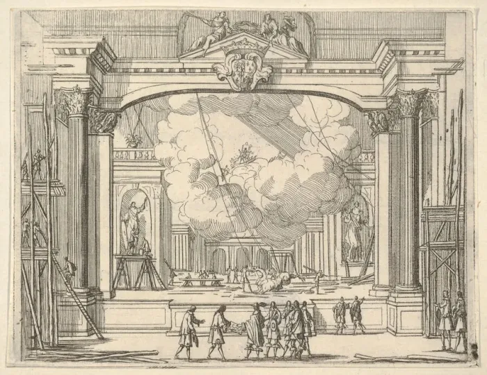 Framed Print : Francesco I d Este Orders Fete Decorations, from L Idea di un Principe ed Eroe Framed Print : Francesco I d Este Orders Fete Decorations, from L Idea di un Principe ed Eroe