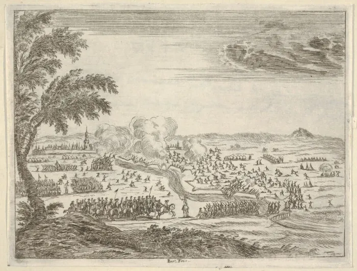Framed Print : Francesco I d Este Sets Out for the Seige of Cremona, Crosses the Trench Between Himself Framed Print : Francesco I d Este Sets Out for the Seige of Cremona, Crosses the Trench Between Himself